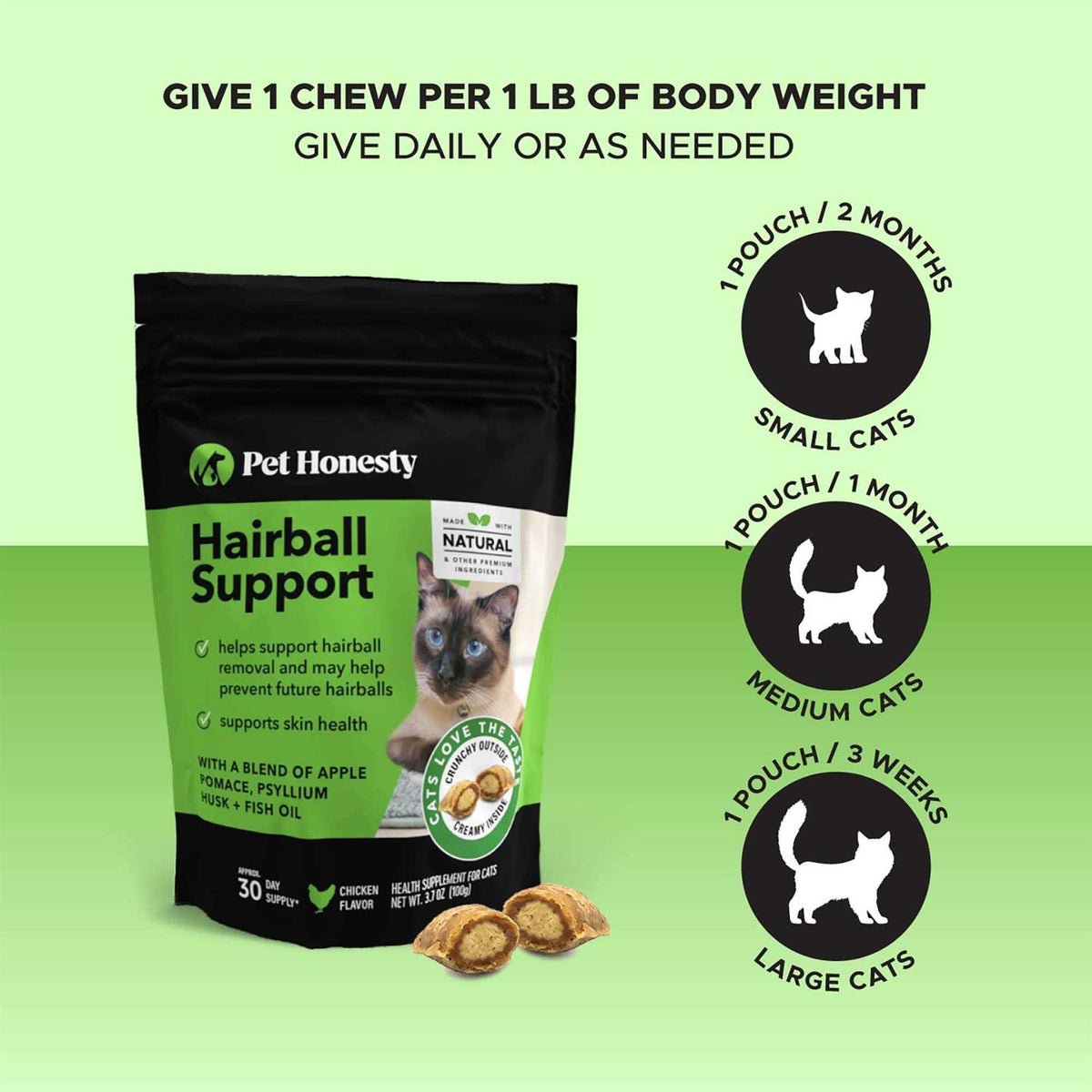 Hairball Support Cat Chews Q618507