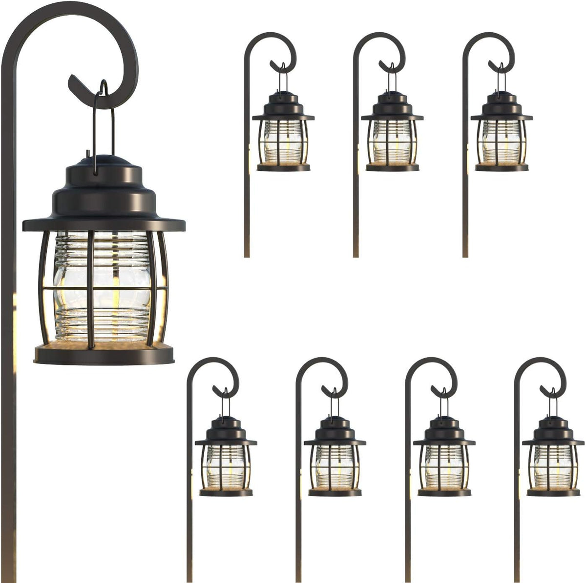 1.1 Watt LED Landscape Path Lights 8 Pack Y3113