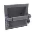 Matte Gray Recessed Toilet Paper Holder X38740