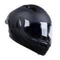 Matt Black Medium Full Face Modular Motorcycle Helmet S45428