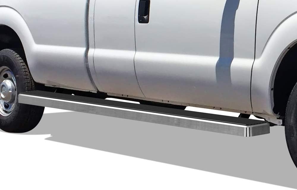 Black 5 inches Running Boards Nerf Bars Side Steps Compatible with Ford F250 F350 Super Duty 1999-2016 Super Cab K8353