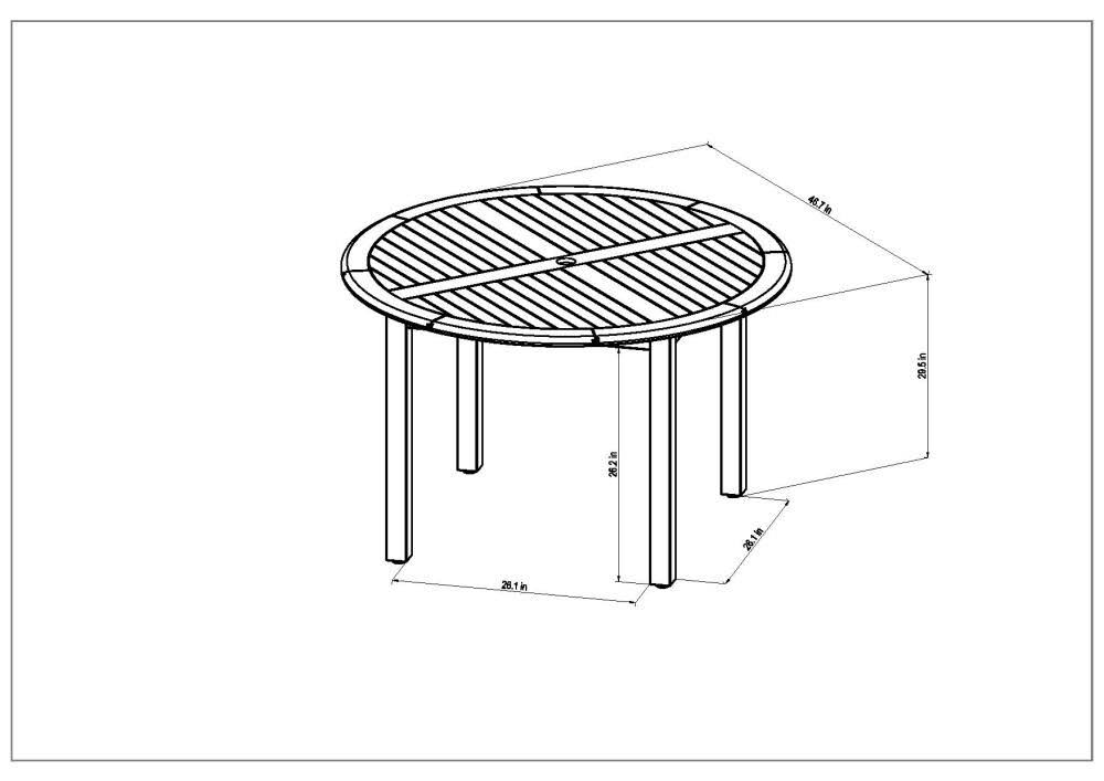 5-Piece Brown Frame Patio Set K920956