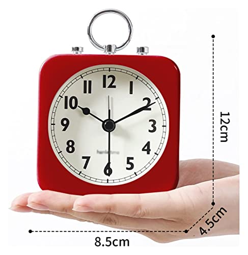 Small Digital Desk Clock with Square Metal Case Y827921