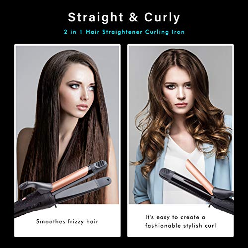 1 Inch Dual Voltage Travel Curling Iron with Carry Bag B769919