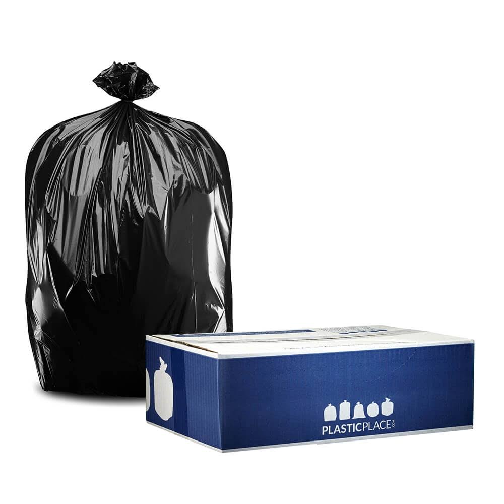 20-30 Gallon Black 1.2 Mil Trash Bags R144666
