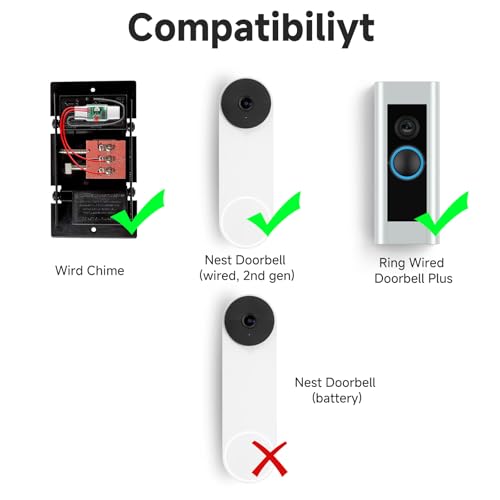 Wireless Doorbell Chime Extender with Receiver M5527