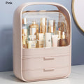 Pink Makeup Storage Box With Drawer H8742