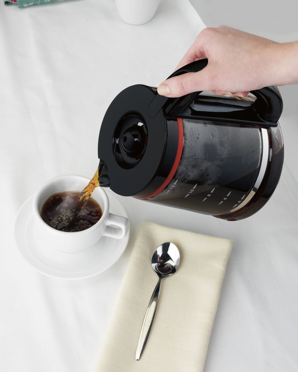 12 Cups Black Programmable Coffee Maker B34226