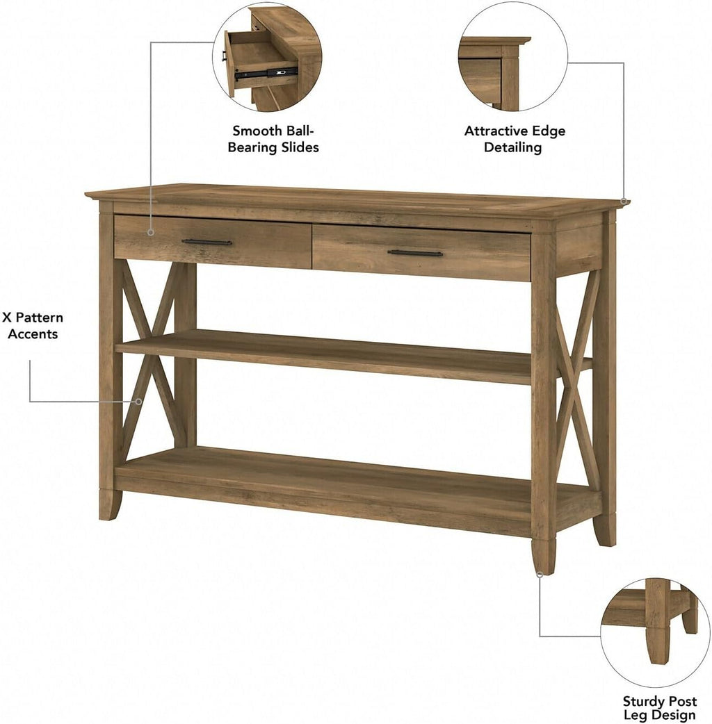 Console Table with Drawers and Shelves G631505