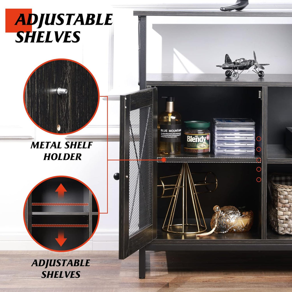 55 inch TV Stand with Storage Cabinet S40394