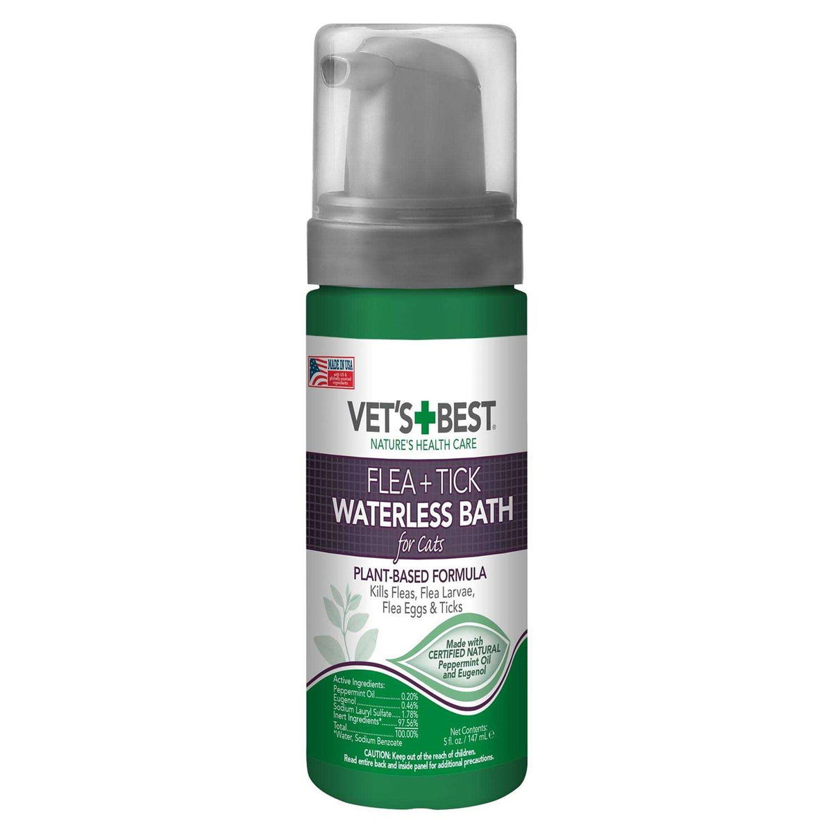 Flea & Tick Waterless Bath for Cats S84320