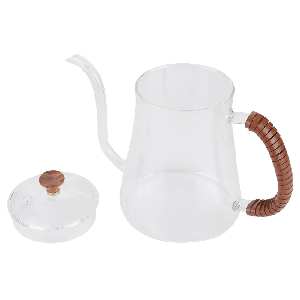 Thickened Glass Gooseneck Kettle 600ML S4057