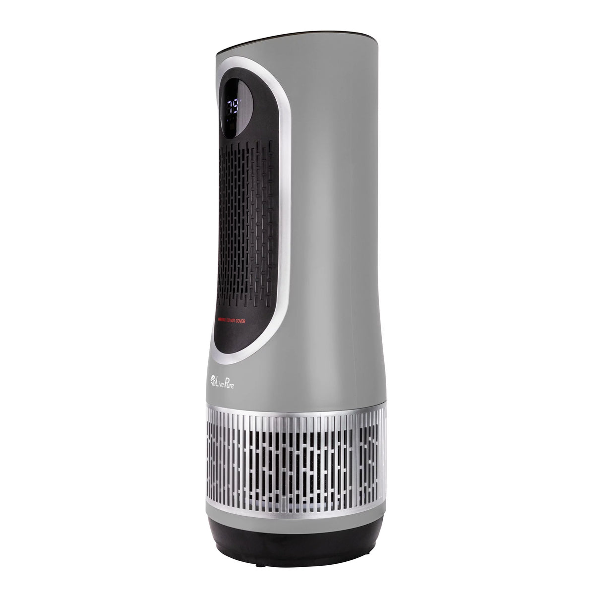 Gray 2 in 1 Air Purifier & Heater with HEPA Filtration X891