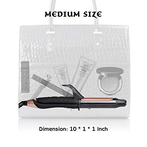 1 Inch Dual Voltage Travel Curling Iron with Carry Bag B769919