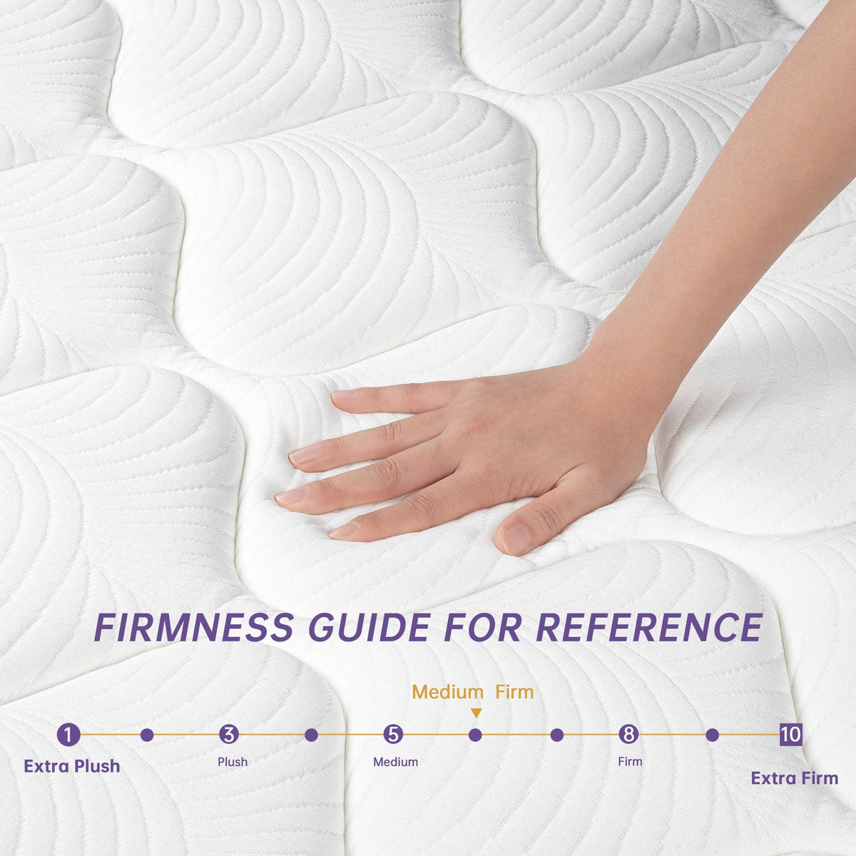 Queen Size 10 inch Hybrid Memory Foam Mattress T578