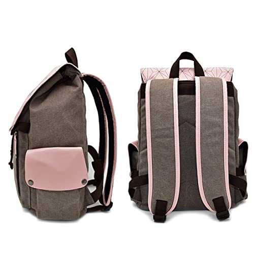 3D Print Canvas Backpack H9044