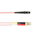 Pink Fiber Optic Cable 20-m LC-MTRJ PVC F3805