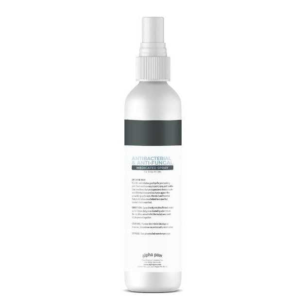 Antibacterial & Antifungal Medicated Pet Spray B114