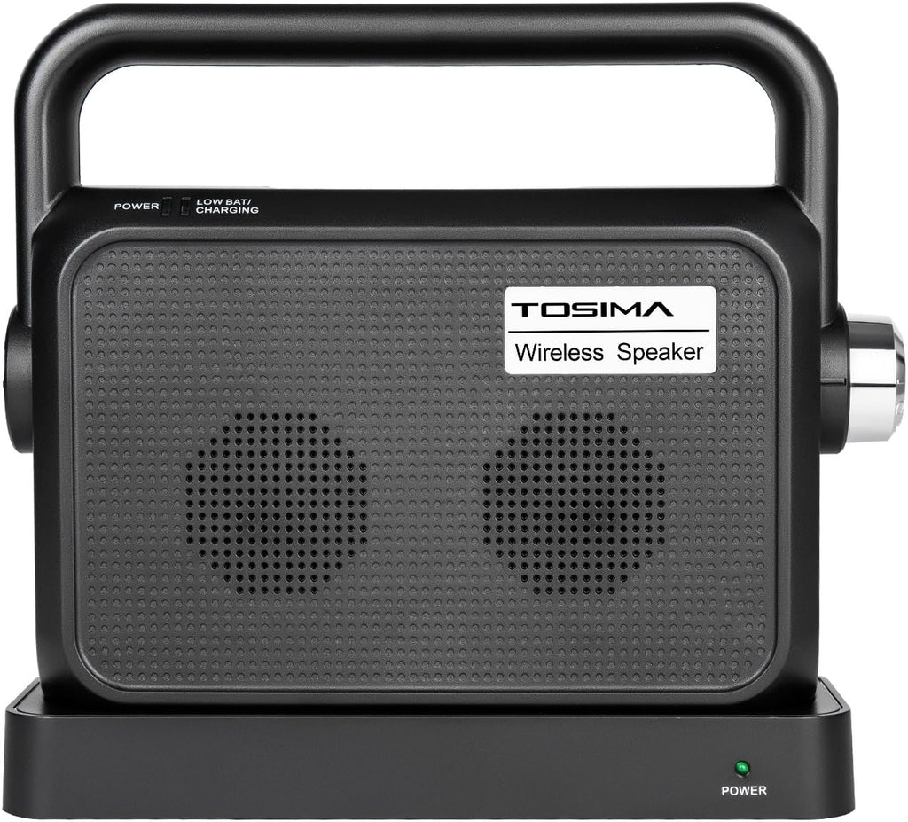 Portable Wireless TV Speakers with Headset Jack M216060