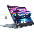 11.6" HD Touchscreen Chromebook, 2-in-1 Laptop, 4GB LPDDR3, 64GB eMMC, Blue I37391