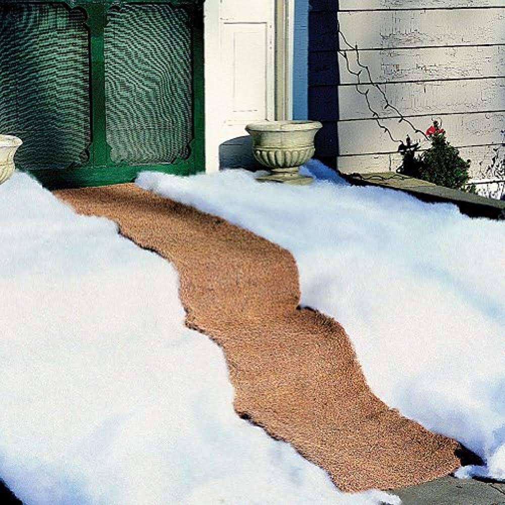 Brown Carpet Mats Set of 2 A782
