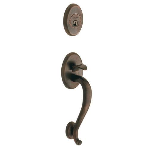 Full Dummy Sectional Handleset Classic Knob Satin Chrome L8715