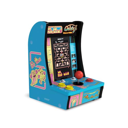 Ms. PAC-Man Galaga Countercade 3 Classic Games Portable Console with 7-inch Screen N92562
