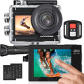 4K Waterproof Action Camera with Touch Screen and Remote Control E953788