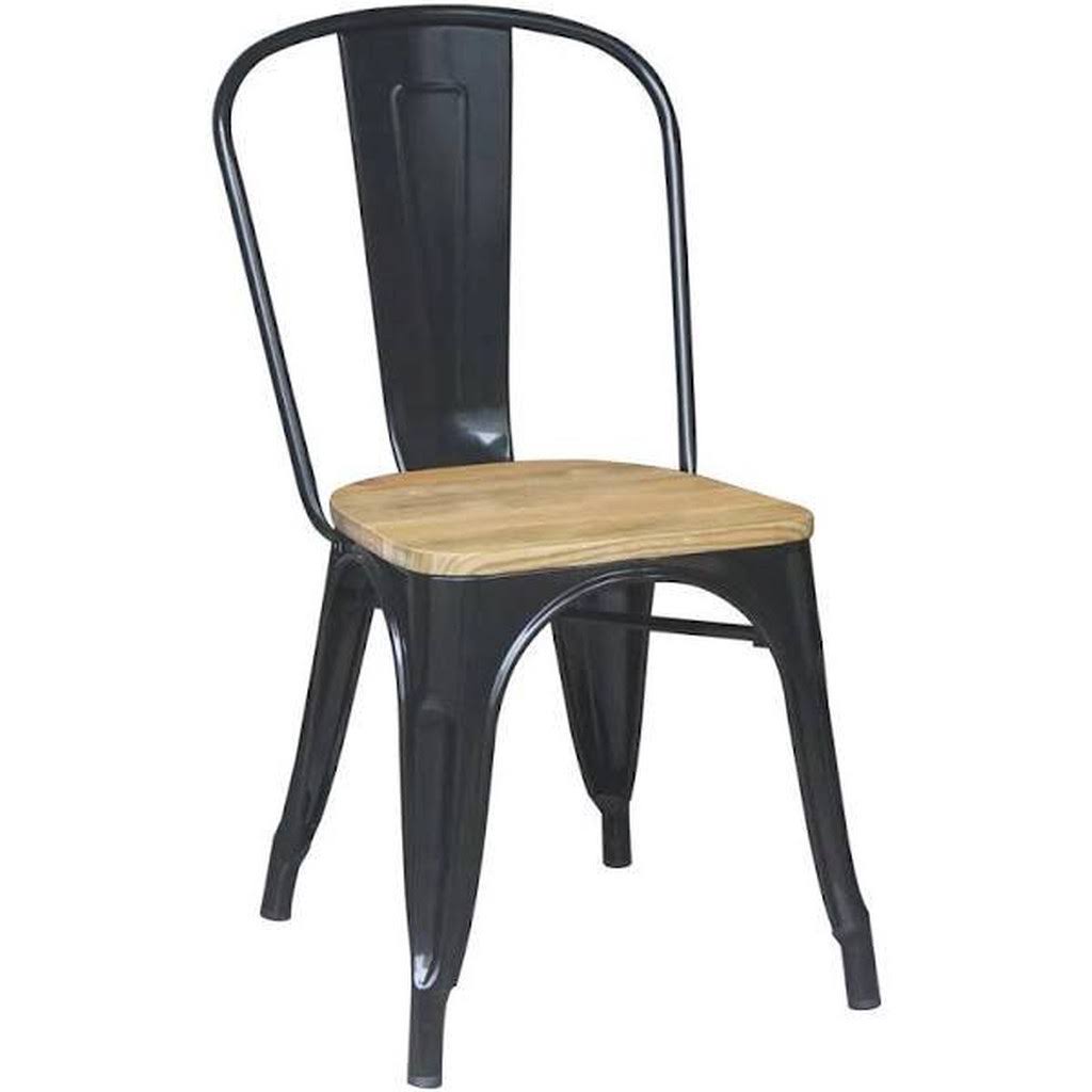 Black Dining Chair Set of 2 T346