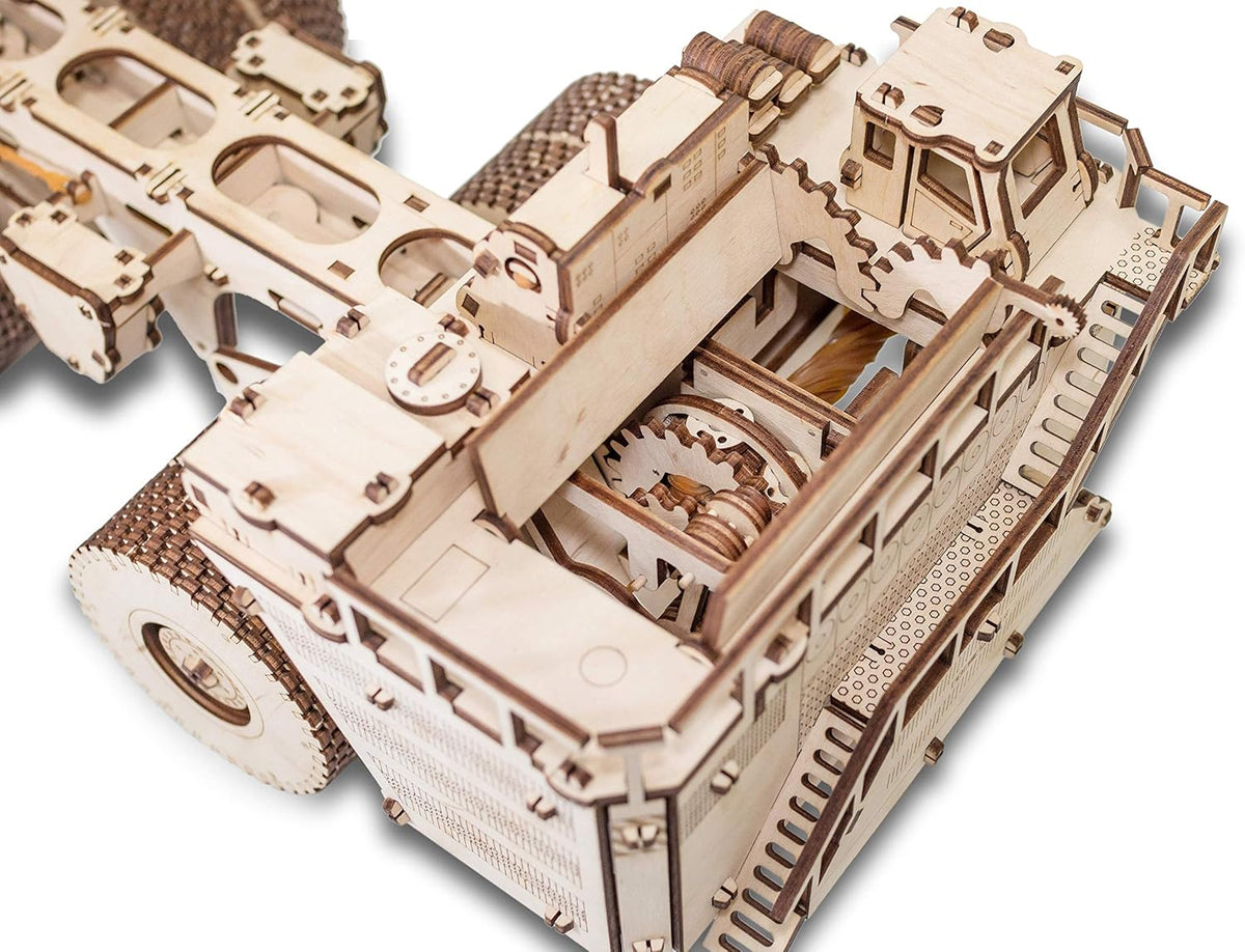 3D Puzzle Mechanical BELAZ 75710 Rubber Band Engine DIY Craft Set Pack of 2 D30126