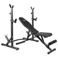 Two-Piece Olympic Weight Bench with Squat Rack I228