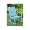 Sky Blue Large Acacia Rocking Chair Y3544