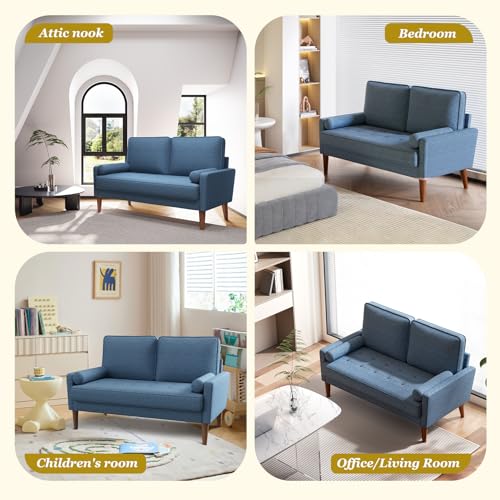 Ashbeige Loveseat Sofa with Solid Wood Legs J570519