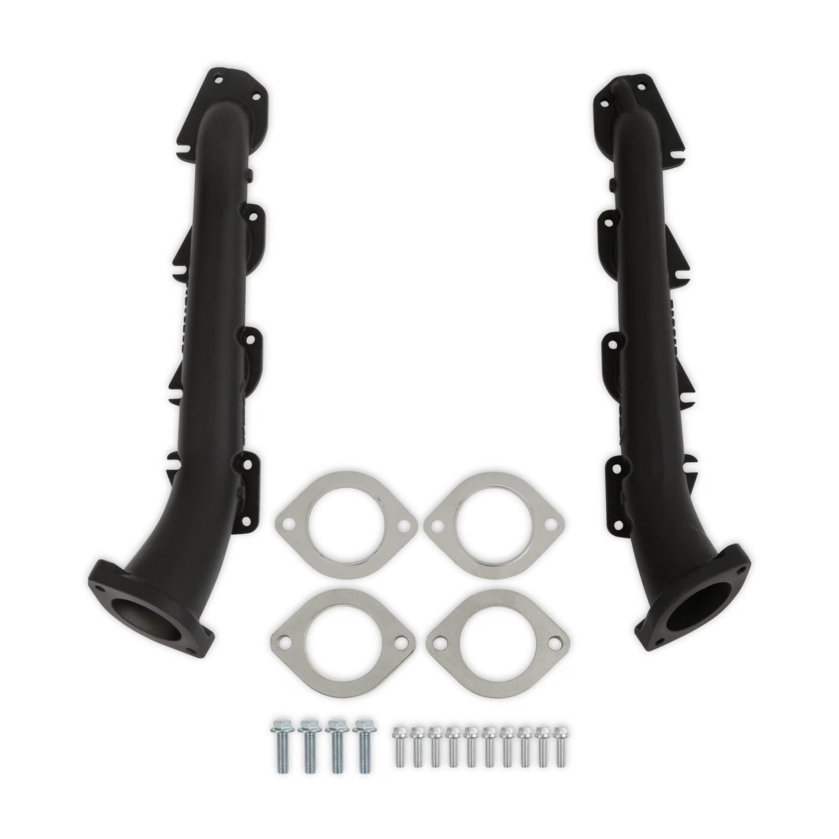 Black Ceramic Finish Cast-Iron Exhaust Manifolds J455