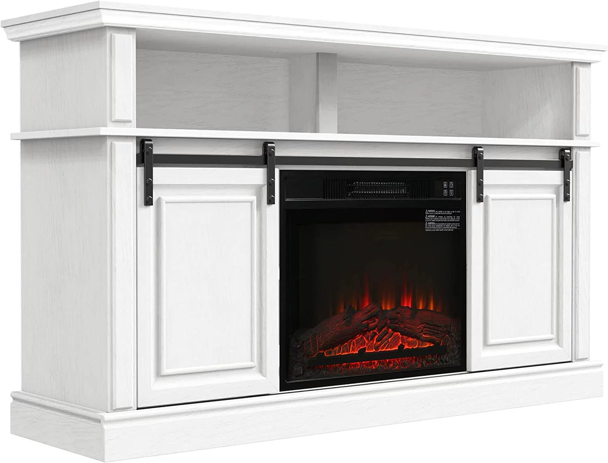Fireplace TV Stand Wood Entertainment Center F75857