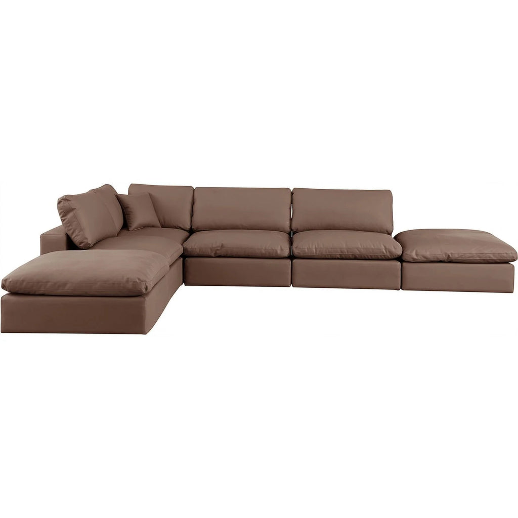 Brown Modular Sectional F278