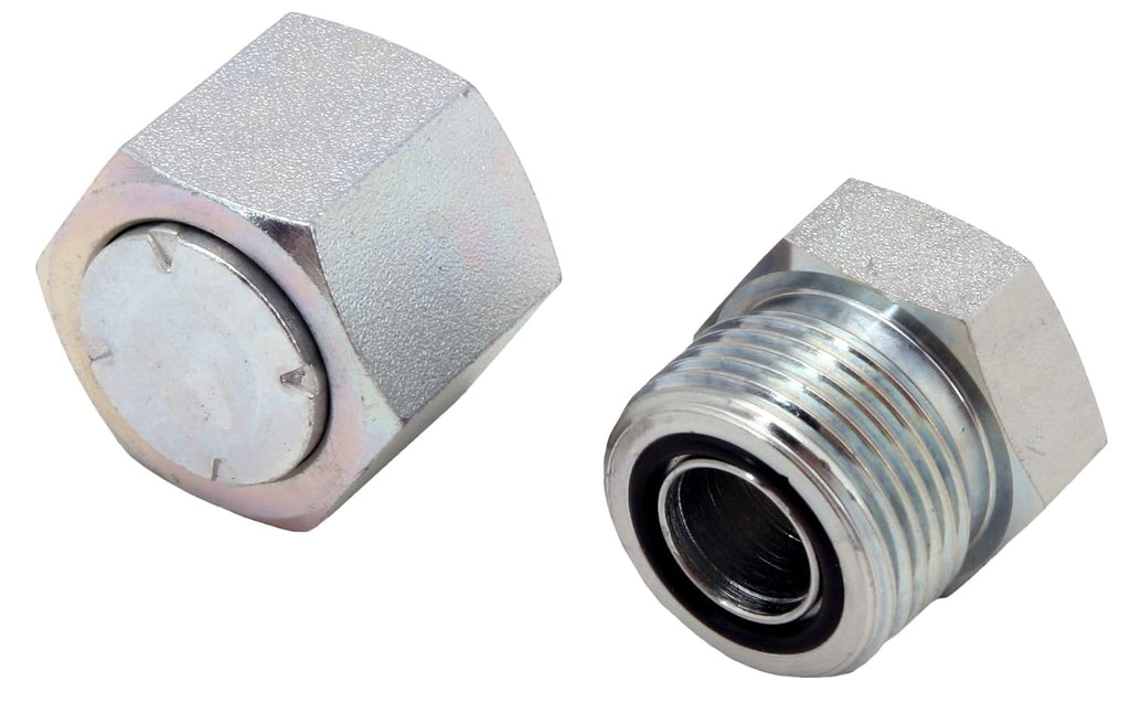 64 Pcs Galvanized Steel ORFS Cap & Plug Assortment Kit P746