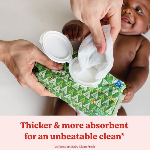 Hypoallergenic Baby Wipes 99% Purified Water 3 Refill Packs 624 Wipes I269183