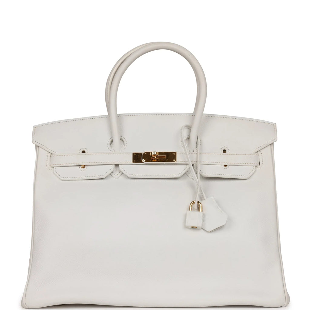 White Epsom Leather Handbag B46359