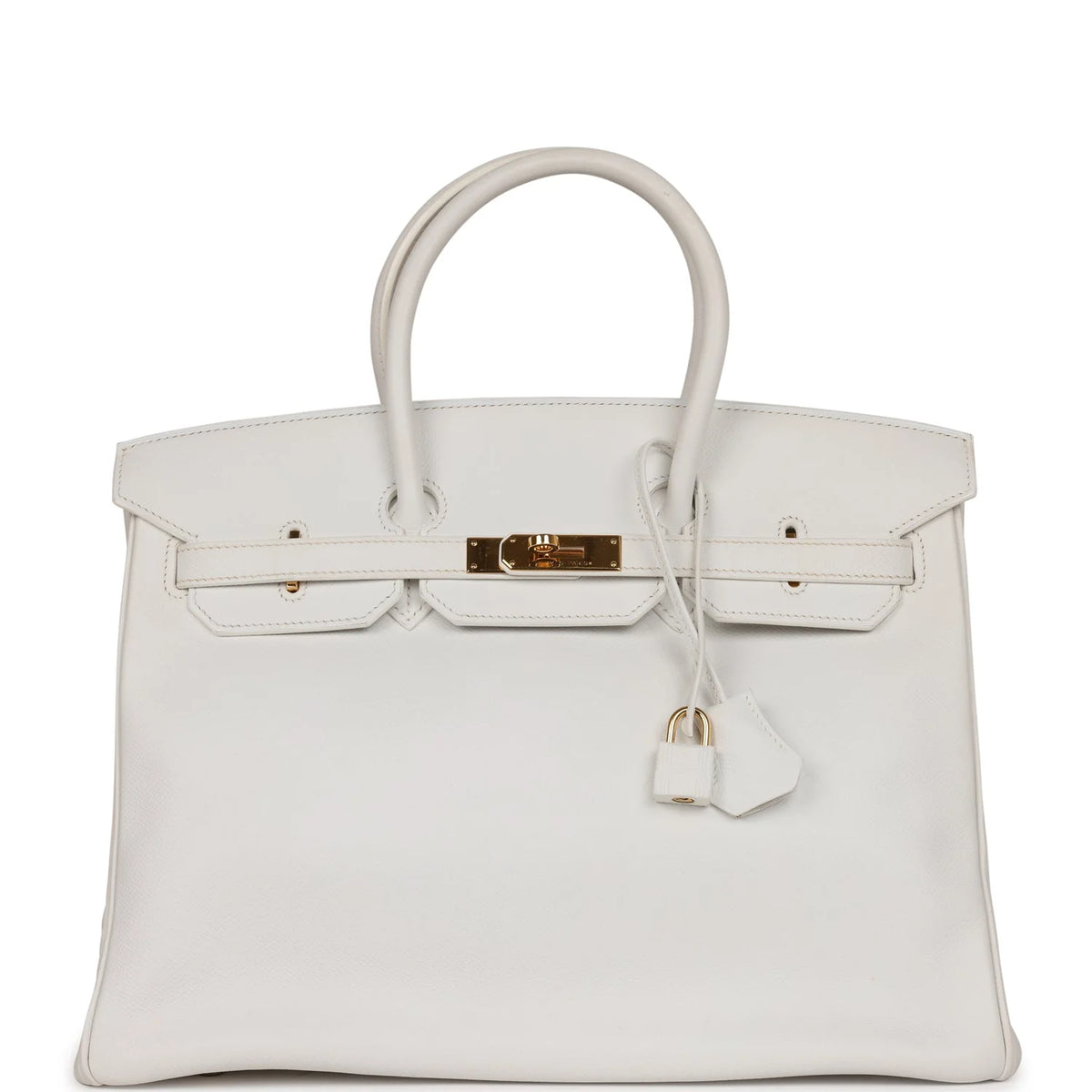 White Epsom Leather Handbag B46359
