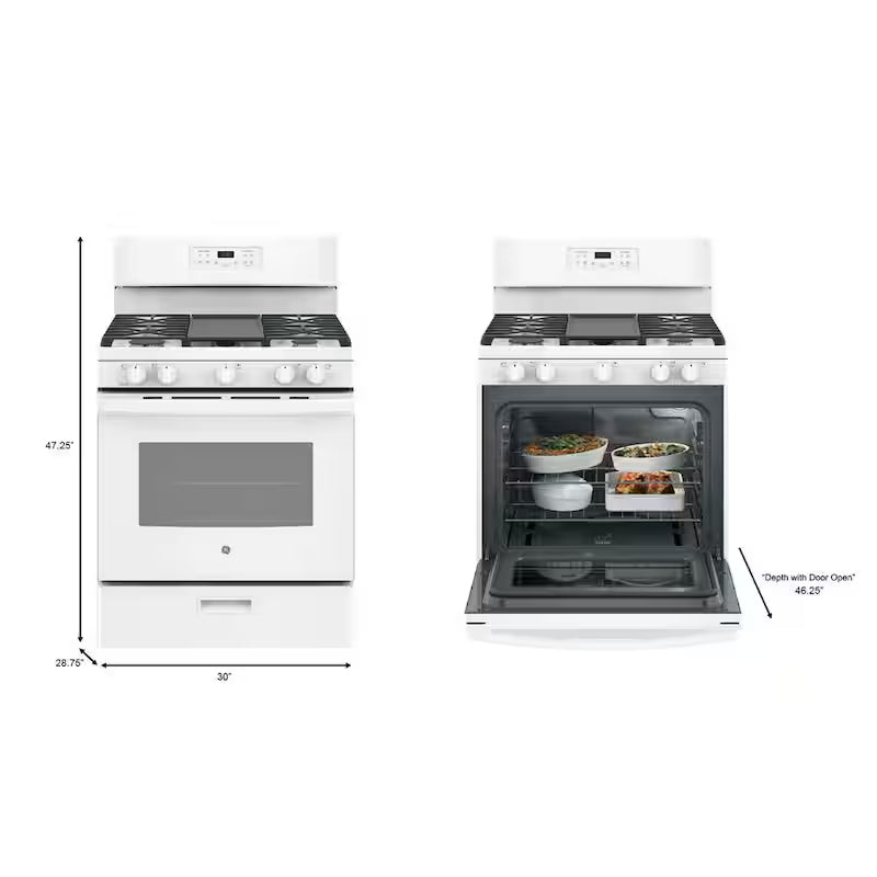 5.0 cu. ft. Freestanding Gas Range with Griddle C5248