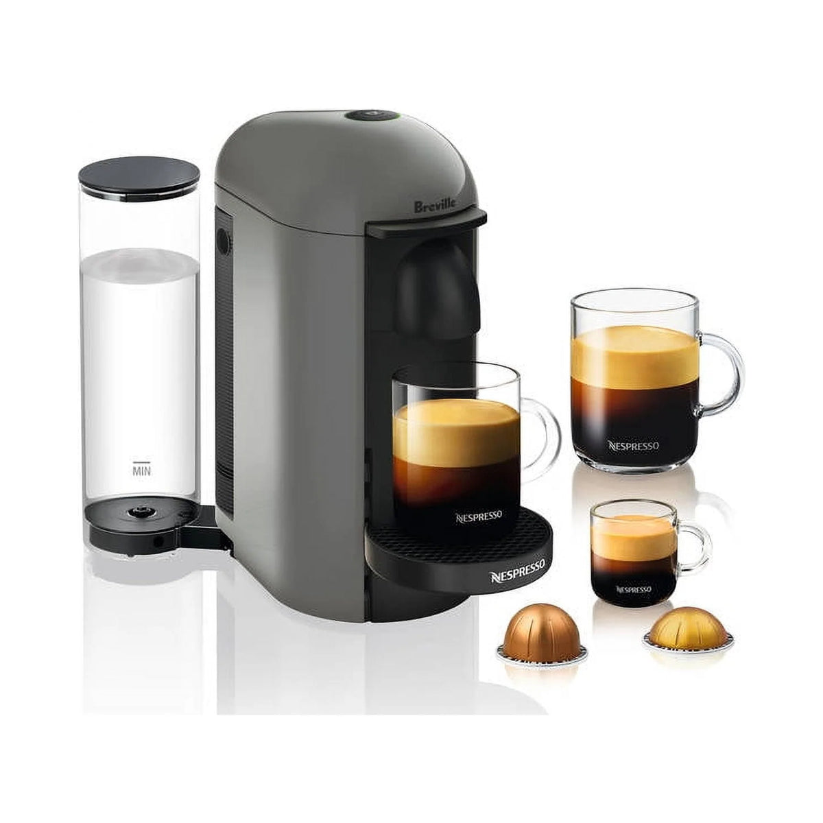 Gray Coffee and Espresso Maker N6648