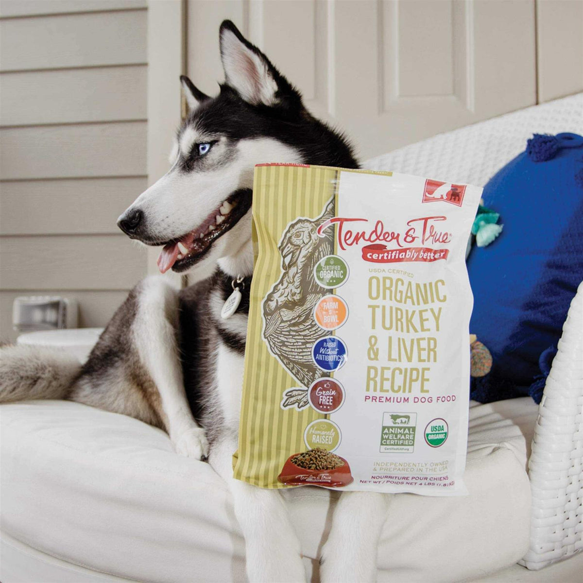 Organic Turkey & Liver Recipe Dog Food A680381