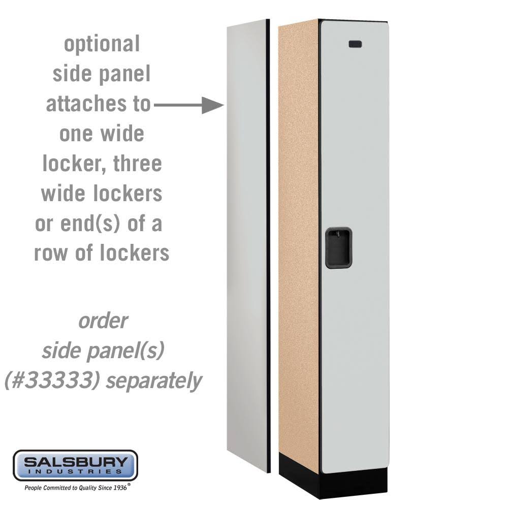 15x22 Wide Single Tier Wood Locker G679
