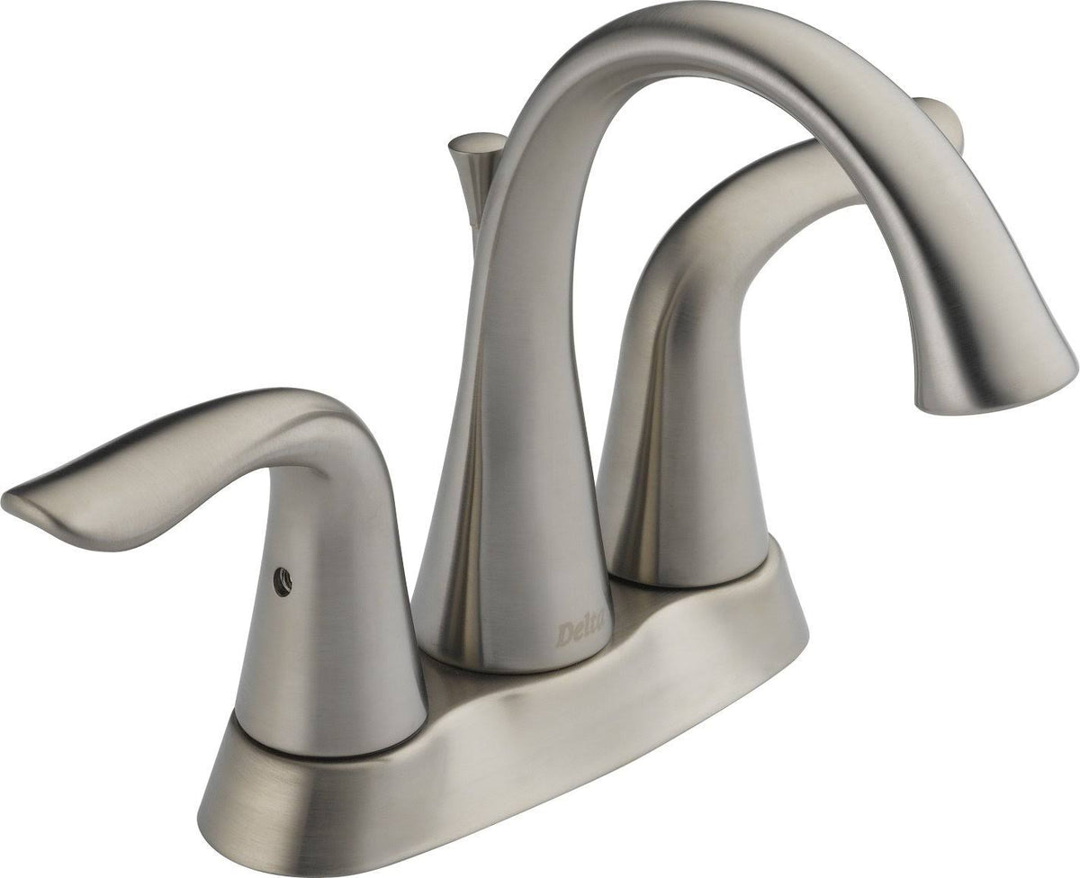 Stainless Two Handle Centerset Bathroom Faucet X809