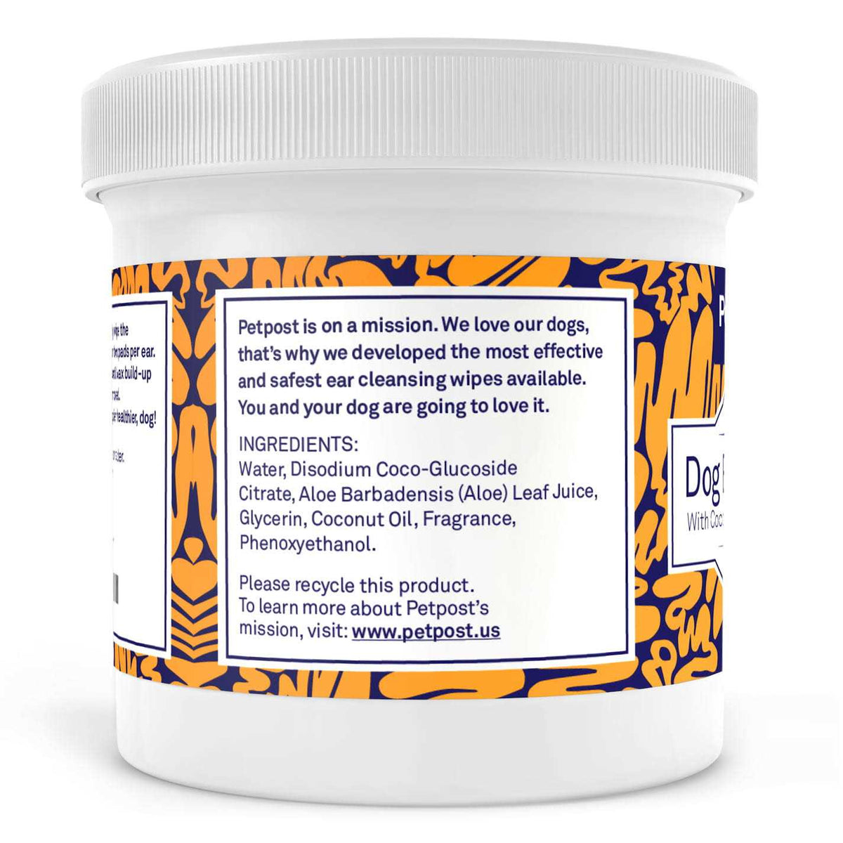 Coconut Oil Ear Cleaner Wipes K2849