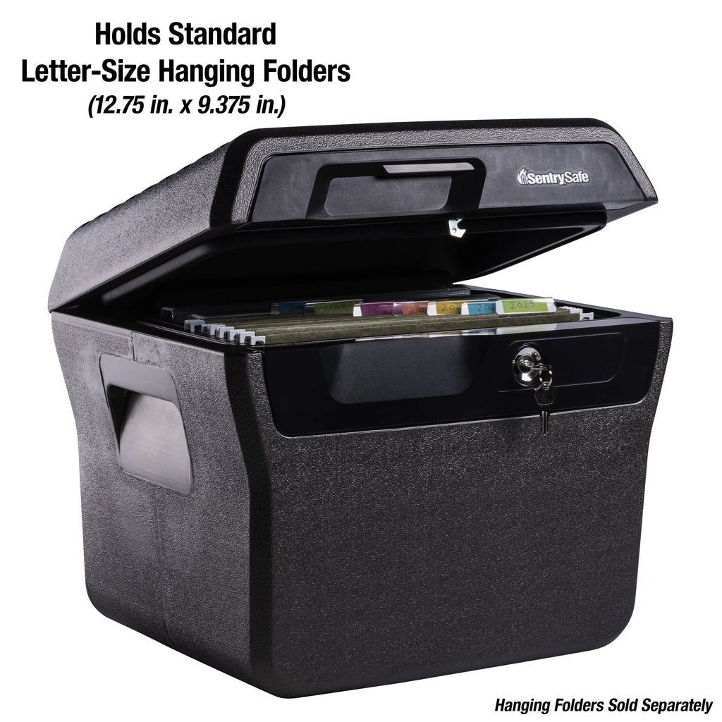Fire-Resistant Water-Resistant File Safe Box with Key Lock 0.66 Cu. ft. W984938