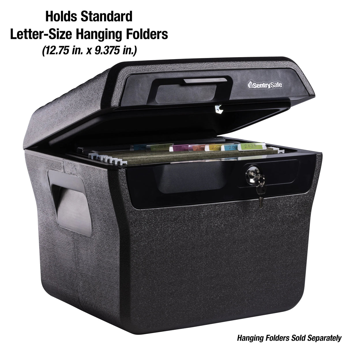 Fire-Resistant Water-Resistant File Safe Box with Key Lock 0.66 Cu. ft. W984938