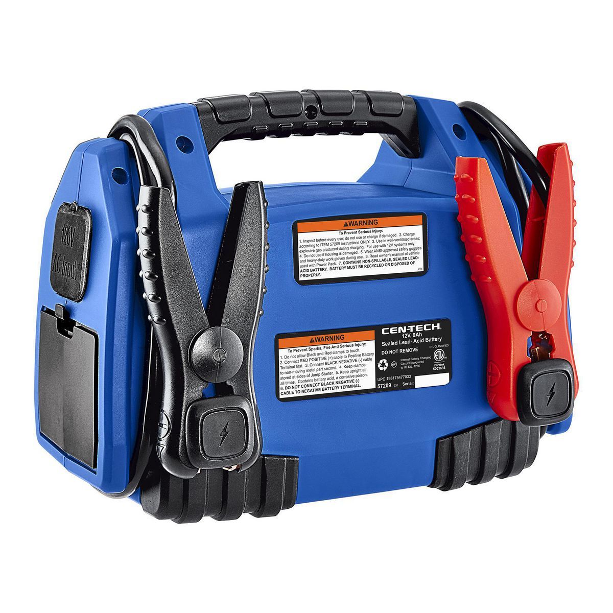 Portable Car Battery Jump Starter and Power Pack M8976