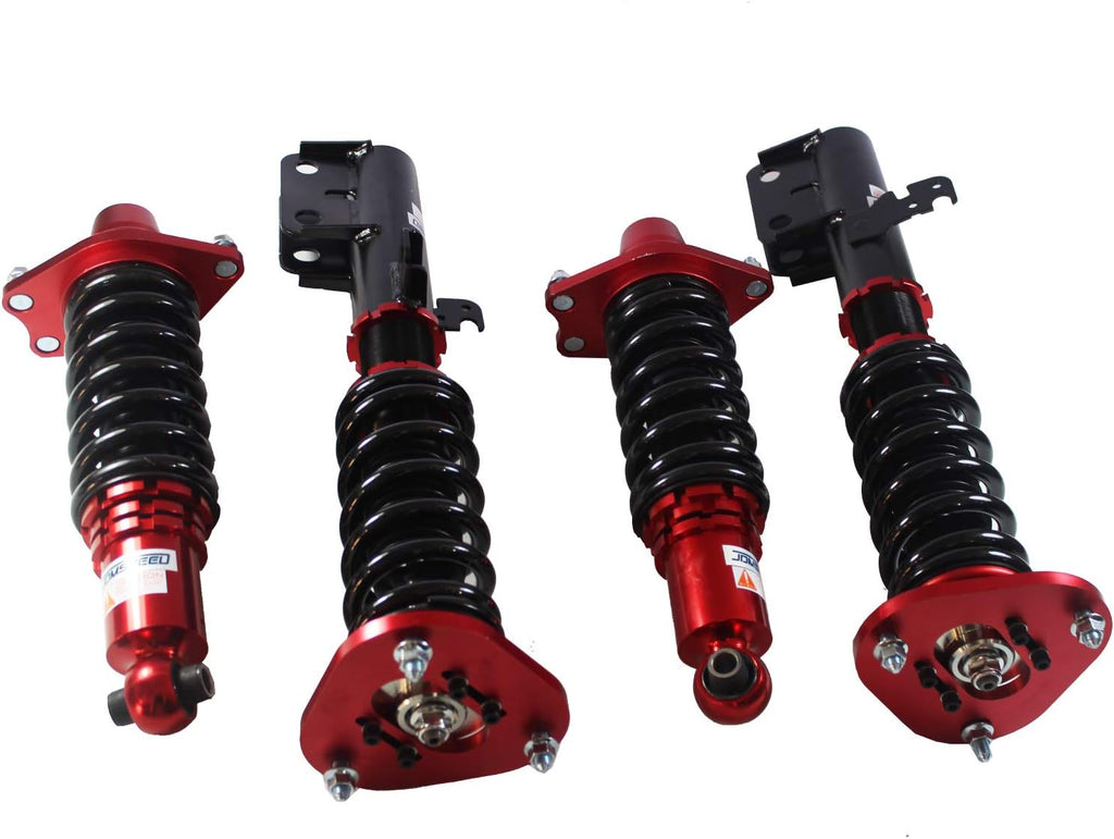 Red Full Coilover Struts Shocks Suspension Kit S240357